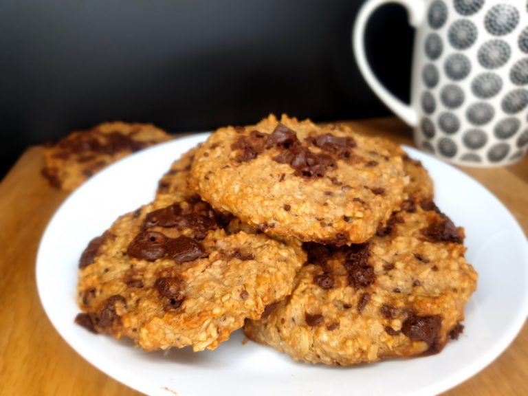 Cookies sans beurre, sans sucre raffiné